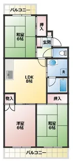 K&Iマンション青木【3階】の間取り