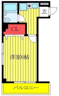 中山ビル【2階】の間取り