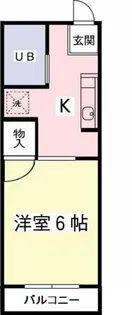 メゾンド八ヶ嶺【2階】の間取り