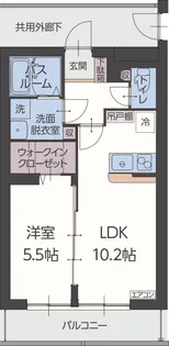 カーム コート【2階】の間取り