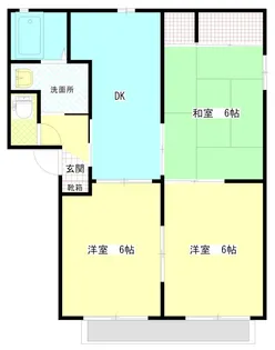 グリーンハイツイシカワ A棟【1階】の間取り