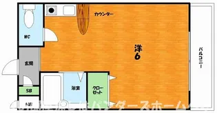 シャンテー中宮II【4階】の間取り