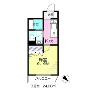 joy.of.life鶴川【7階】の間取り