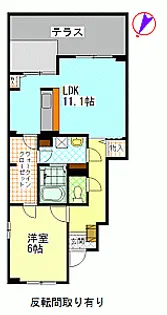 広島県広島市安佐南区安東3【アパート】の間取り