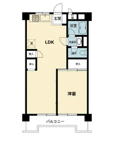 ハイツ花之木【2階】の間取り