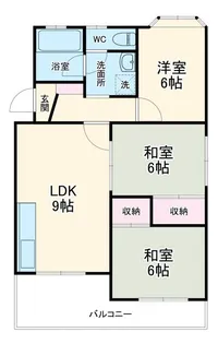 マンションブルースカイ【3階】の間取り