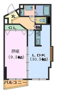 メビウスAK【6階】の間取り