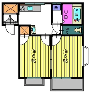 ナルミコーポ【1階】の間取り