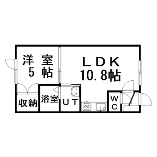 リーベンスII【1階】の間取り