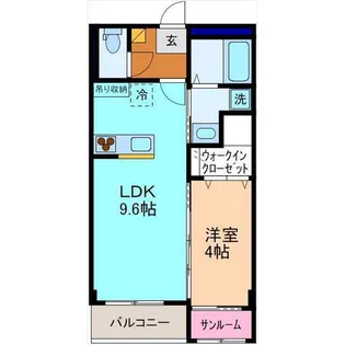 アイヴィータ泉 Est【3階】の間取り