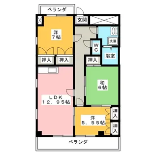 メゾンブロッサム【2階】の間取り