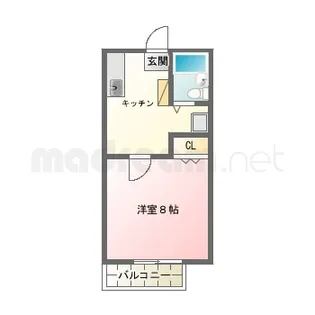 蓮見育英センターG棟【1階】の間取り