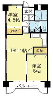 リファレンス千現【2階】の間取り