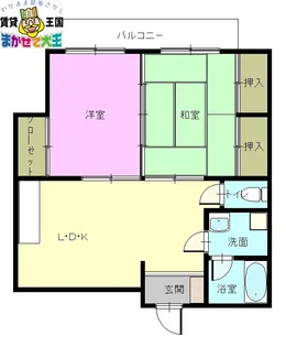 ヴィラ中川III【4階】の間取り