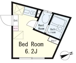 ベルネージュ【4階】の間取り