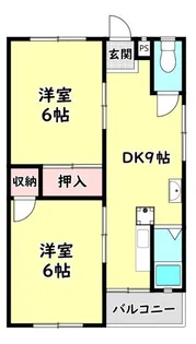 大阪府寝屋川市緑町【マンション】の間取り