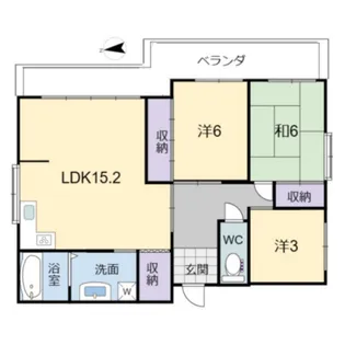 ホレストタウンビル【4階】の間取り