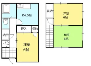 埼玉県三郷市早稲田4【一戸建】の間取り