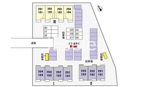 オーバーフォレストIII【1階】の地図