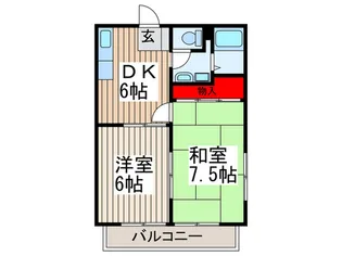 第二サンハイツのぐちの間取り