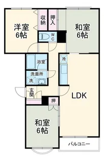 Sun Shine U【2階】の間取り