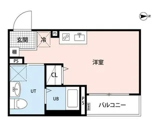 レガーロ西谷【1階】の間取り