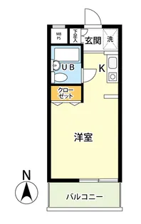 ホーユウコンフォルト白楽B棟【3階】の間取り