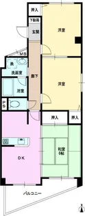 ベイヒルズ佃野【4階】の間取り