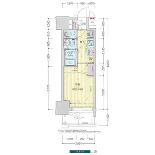 愛知県名古屋市中区新栄2【マンション】の間取り