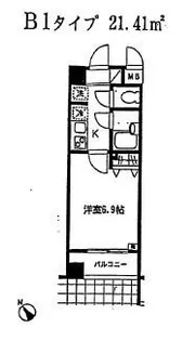 メゾンド島津山【5階】の間取り