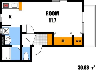 広島県広島市安佐南区祇園2【マンション】の間取り