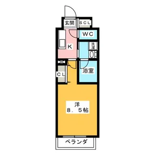 リシュドール名駅南【5階】の間取り
