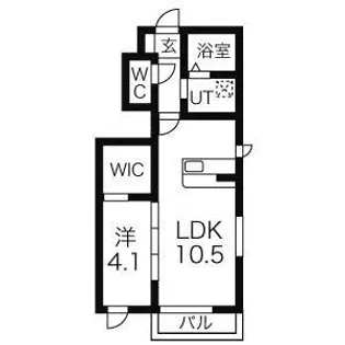 ボア ソルチ【1階】の間取り