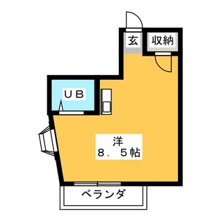 エクセル・リヴィエール【3階】の間取り