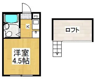KTコーポラス【2階】の間取り