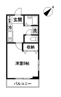 グリーンウエスト【1階】の間取り
