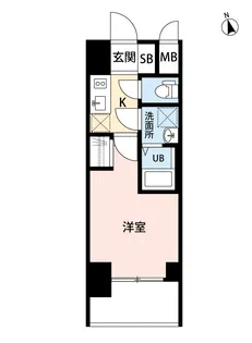 エスリードレジデンス大阪天王寺【15階】の間取り