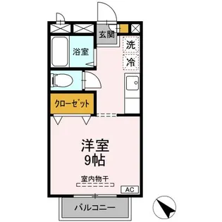 マロン・クレール【2階】の間取り