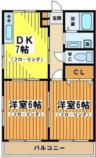 サンハウス【1階】の間取り