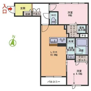 セントリビエ【1階】の間取り