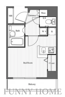 東京都目黒区八雲1【マンション】の間取り