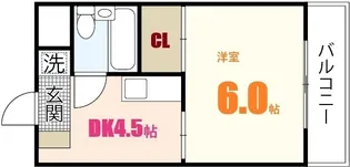 第2山中ビル【2階】の間取り