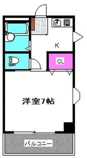 MORECREST【2階】の間取り