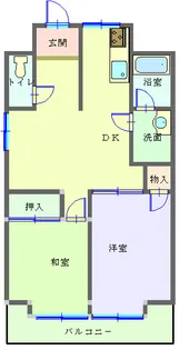 本町ハイツ【5階】の間取り