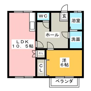 センチュリー駒越【2階】の間取り