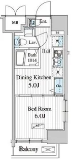 Totsu Residence Kaminarimon【3階】の間取り