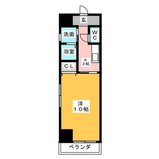 マイステージ則武【2階】の間取り
