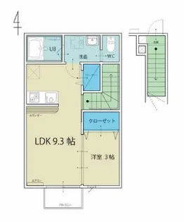 愛友・太子堂【2階】の間取り