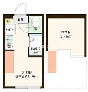 東京都板橋区大和町【アパート】の間取り
