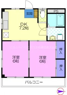 メゾン・ド・オリビアン【2階】の間取り